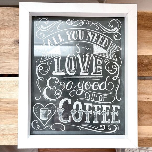Framed Coffee Art Print - Picture 3 of 4
